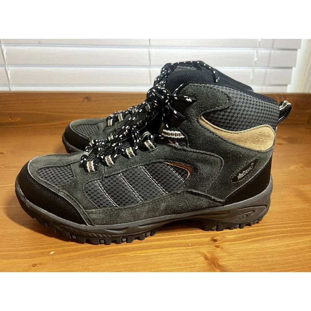 Denali Men's Hiking Boots Black/Grey Size 10 #9812